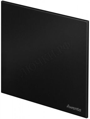 Вытяжной вентилятор Awenta System+, Silent, 100 KWS100W, Trax, PTCB100M, Чёрный матовый, пластик Вытяжной вентилятор Awenta System+, Silent, 100 KWS100W, Trax, PTCB100M, Чёрный матовый, пластик